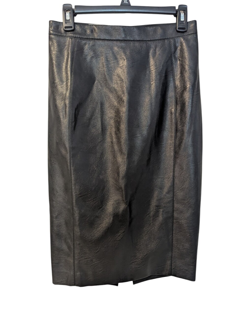 Stella McCartney Black Mixed Media Pencil Skirt